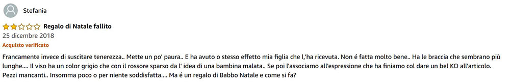 recensione 1 amazon bambola reborn